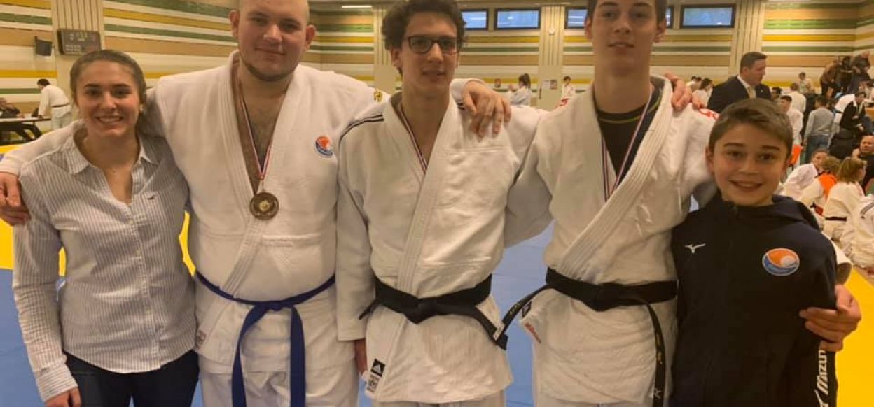 Photo 1/4 finale juniors de judo, podiums pour Guebwiller8